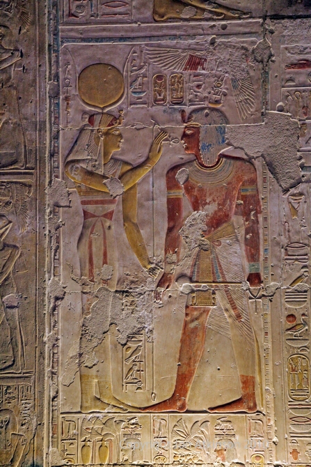 Images from the inner Isis Chapel, Abydos